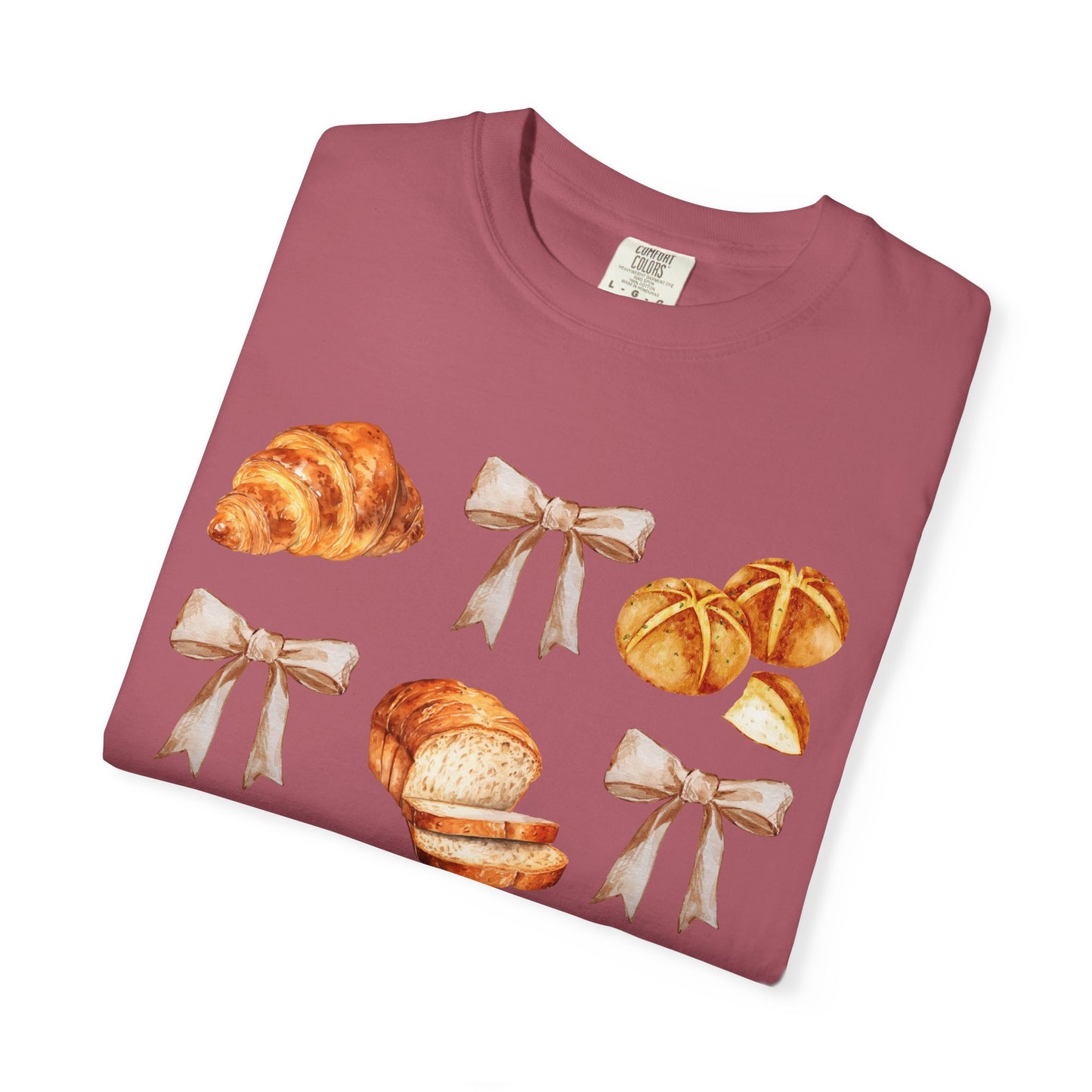 Sourdough Bow Grid Comfort Colors Tee