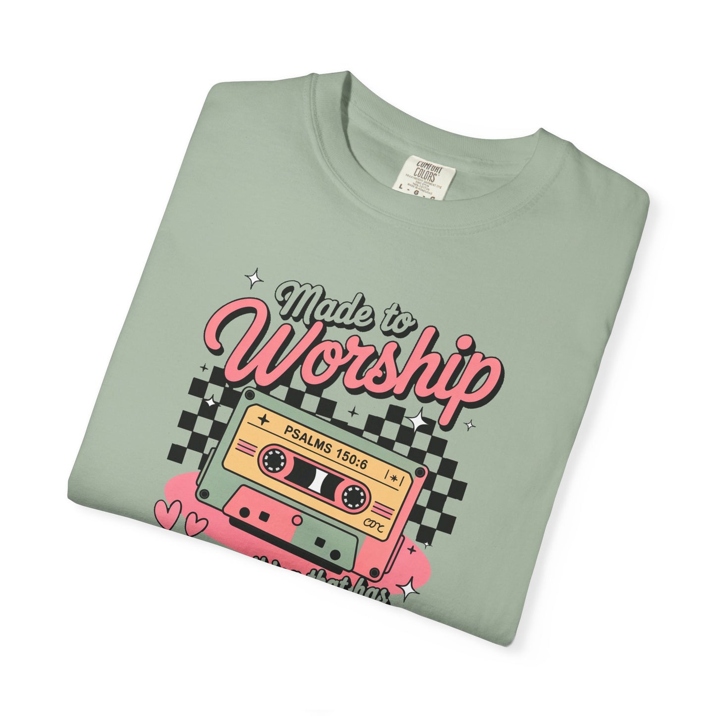 Made to Worship Retro Comfort Colors Tee