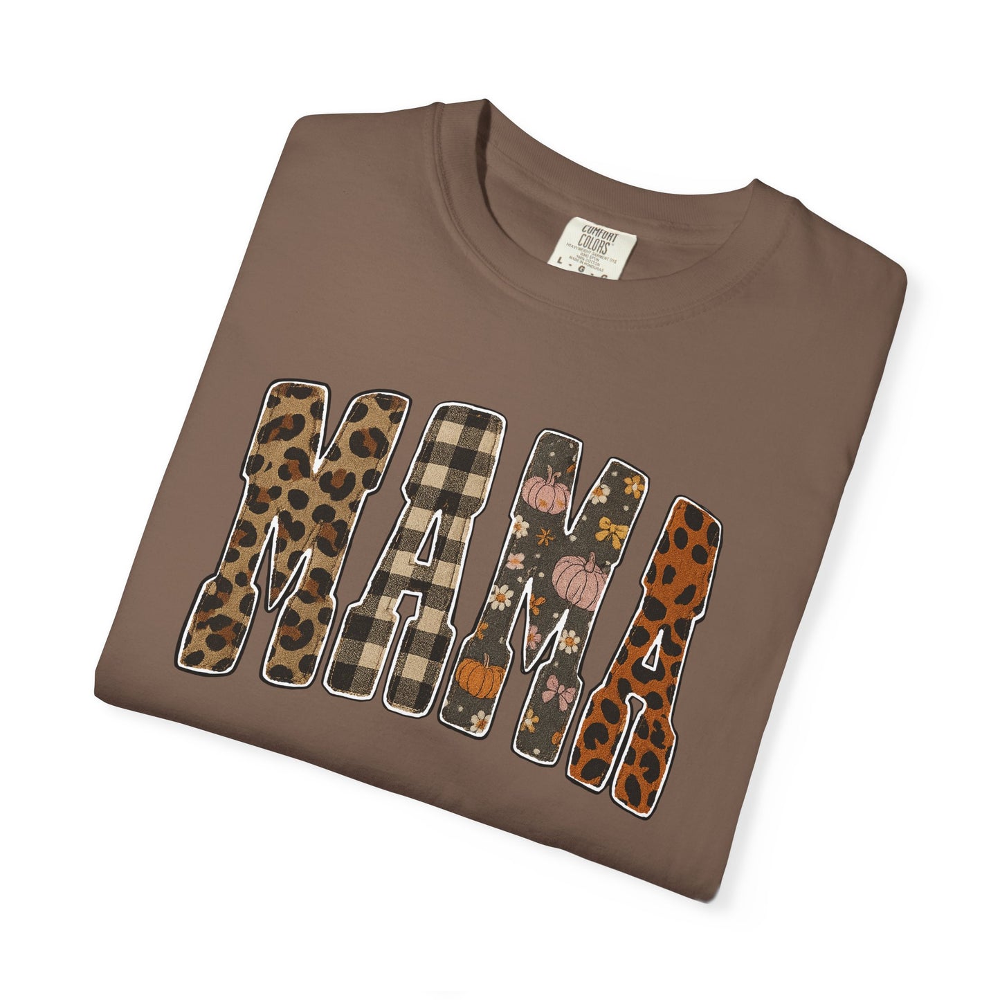 Mama Animal Print Fall Comfort Colors Tee