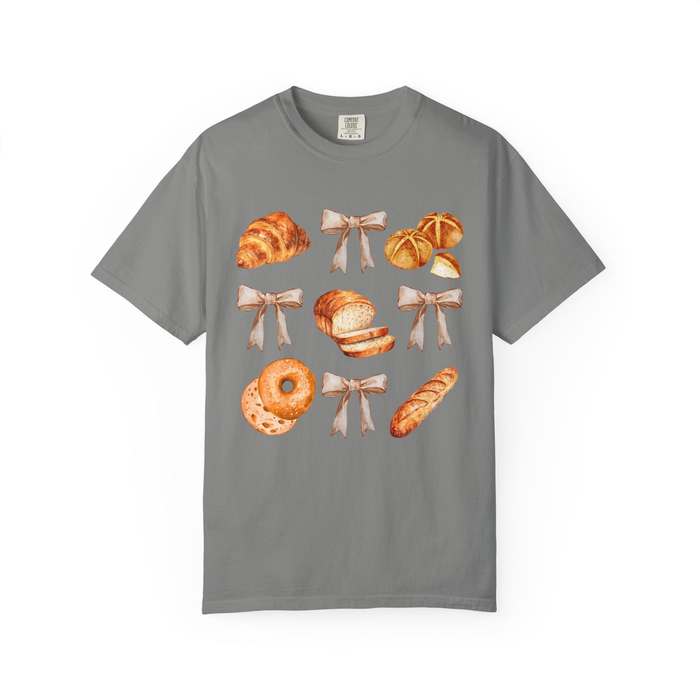 Sourdough Bow Grid Comfort Colors Tee