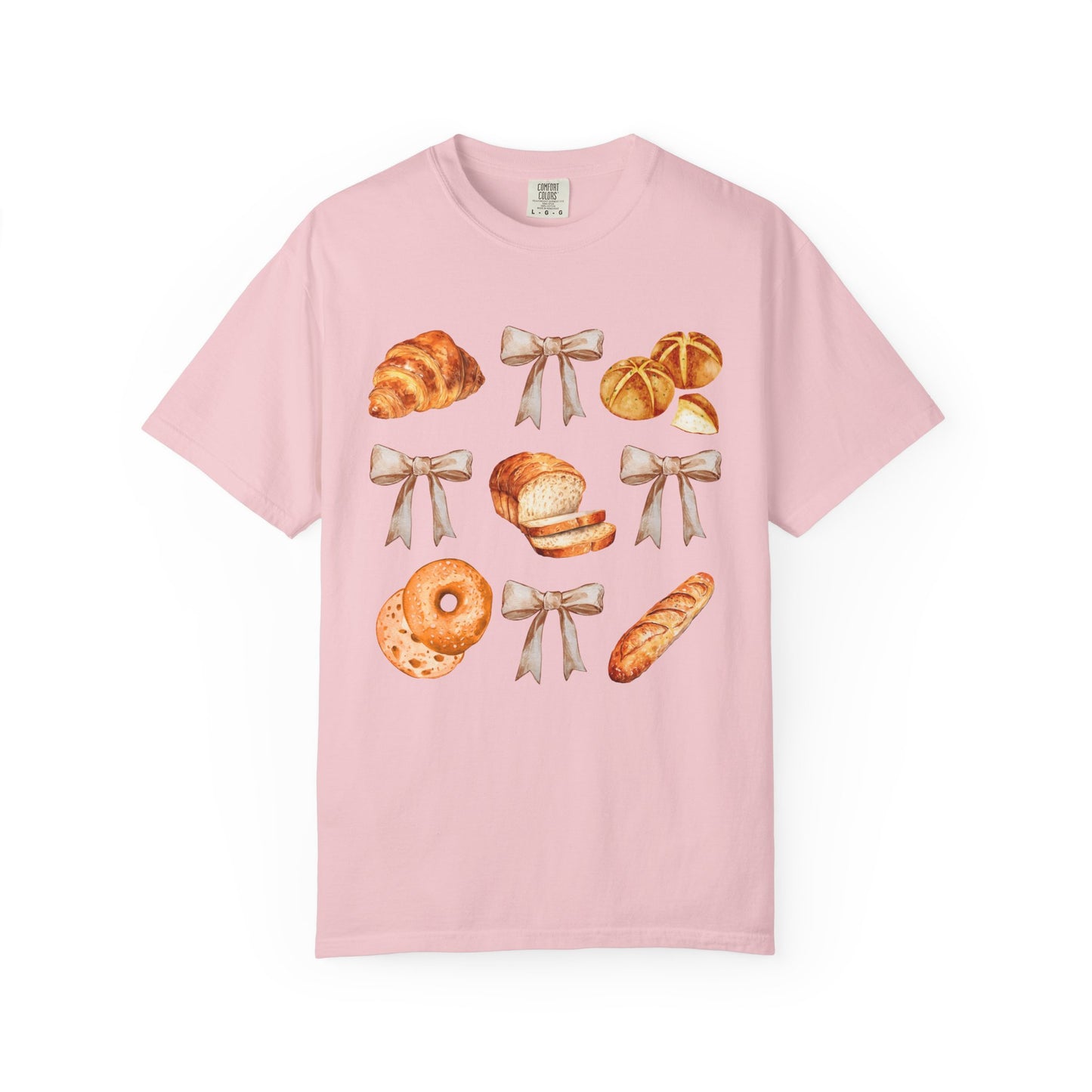 Sourdough Bow Grid Comfort Colors Tee