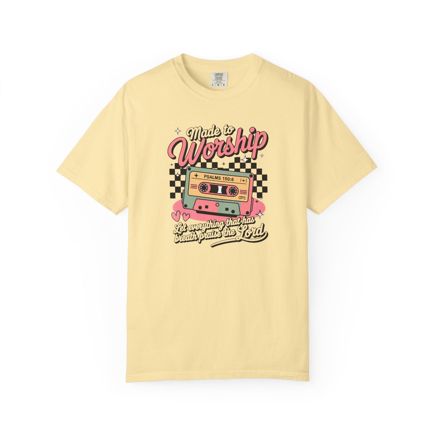 Made to Worship Retro Comfort Colors Tee