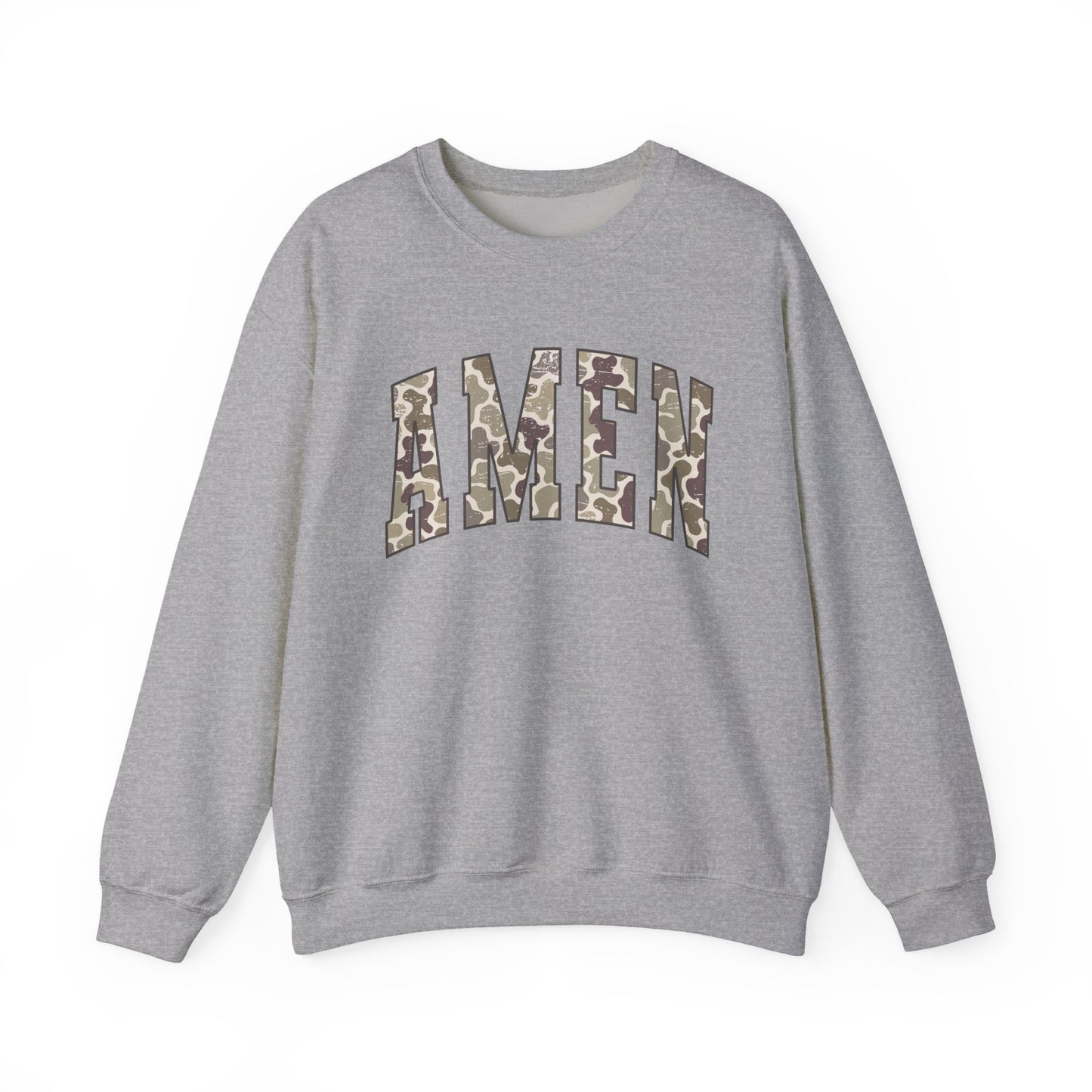 Camo Amen Gildan Sweatshirt