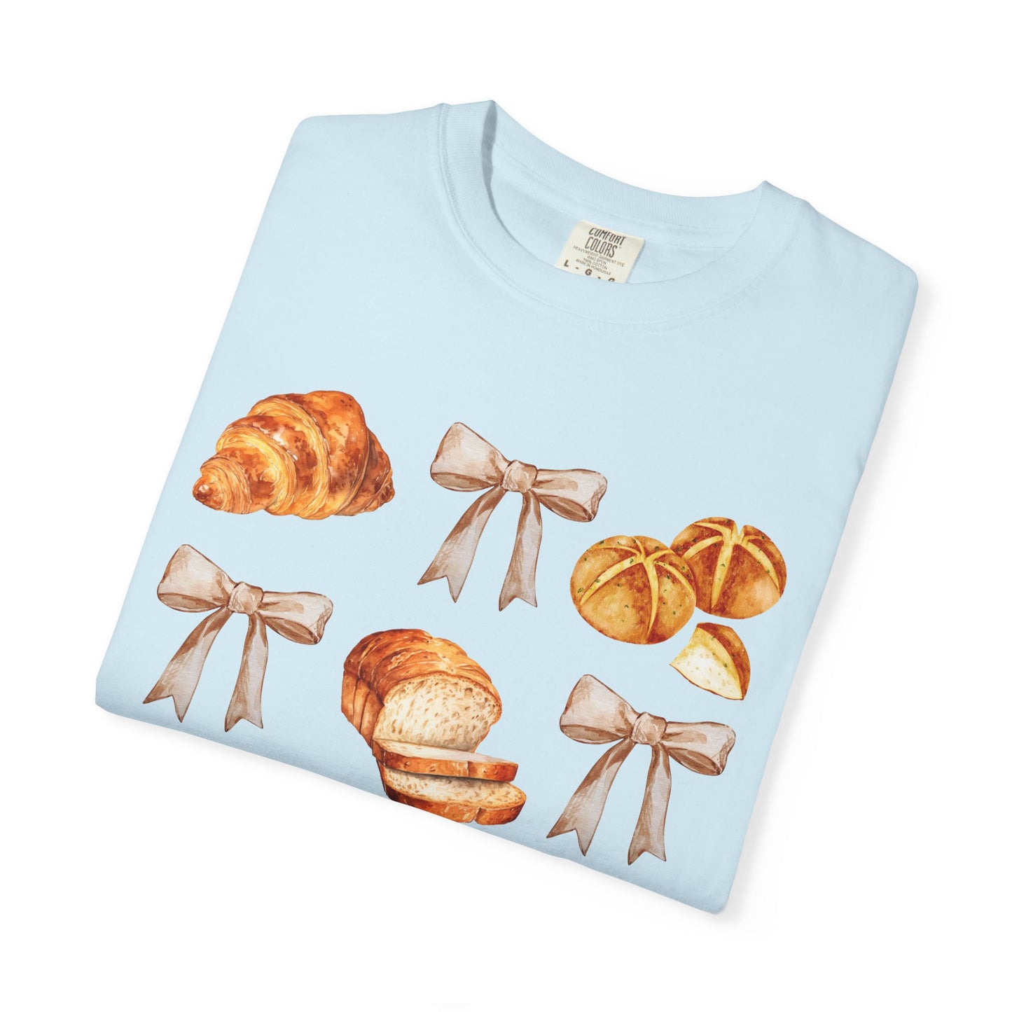 Sourdough Bow Grid Comfort Colors Tee