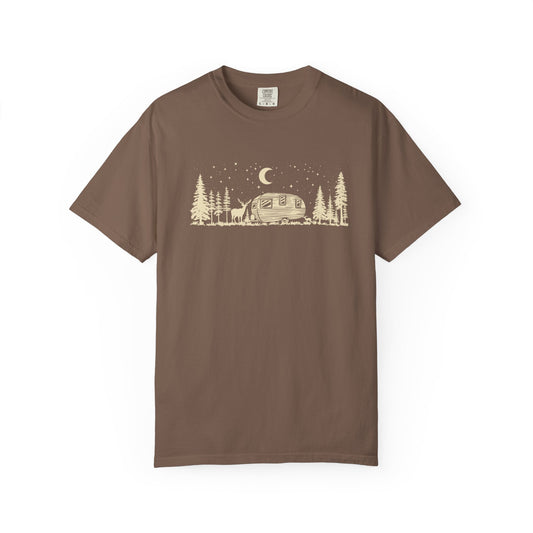 Camping Skyline Comfort Colors Tee