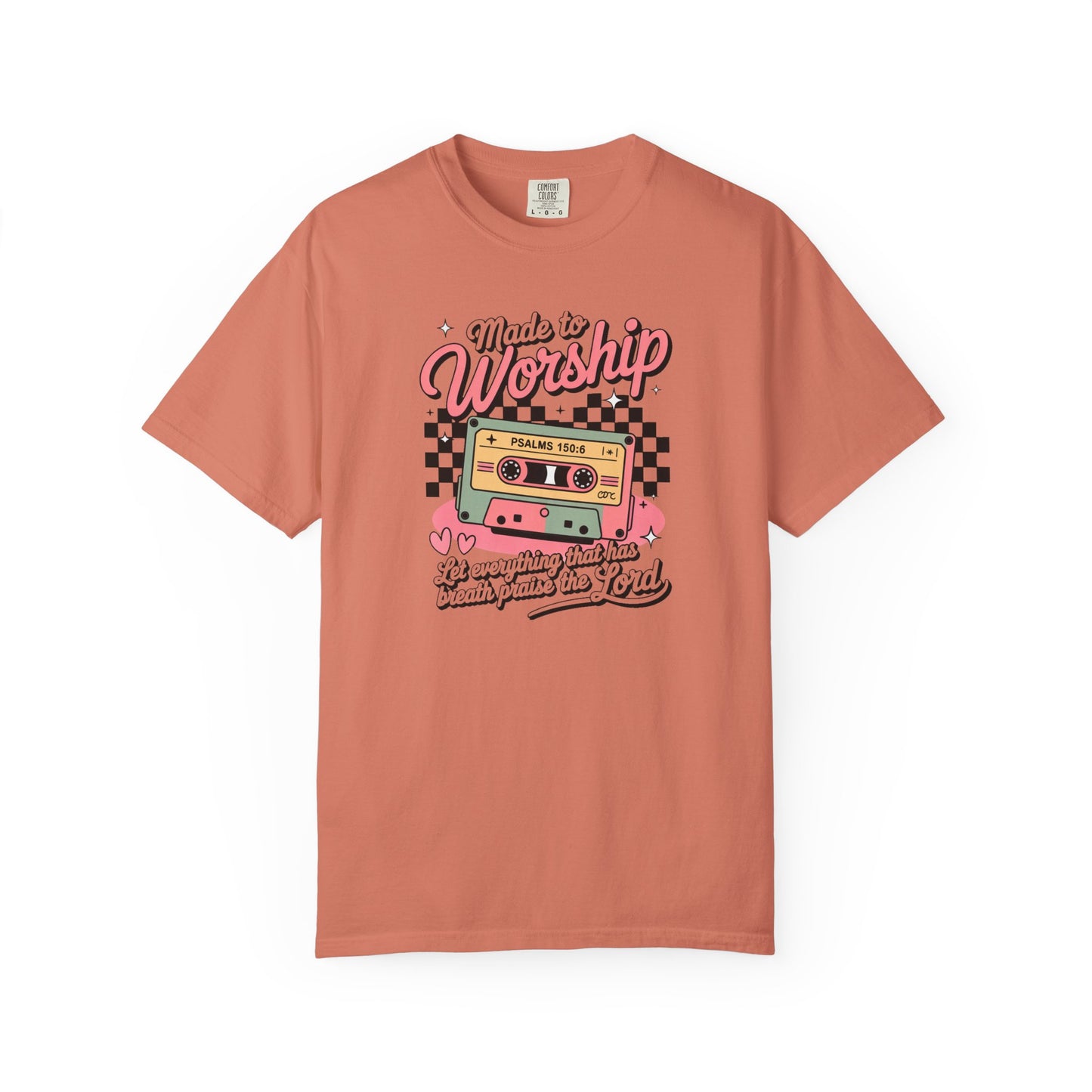 Made to Worship Retro Comfort Colors Tee