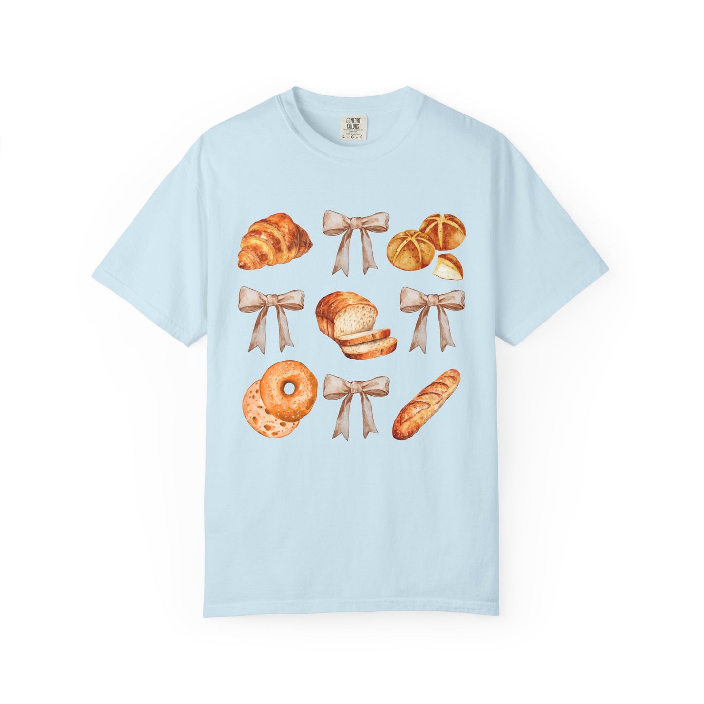 Sourdough Bow Grid Comfort Colors Tee