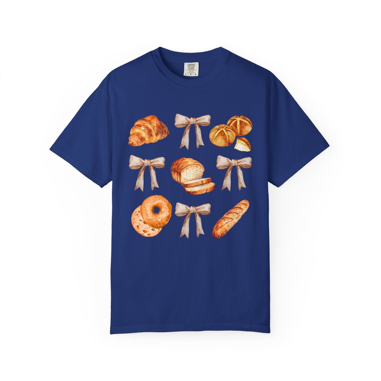 Sourdough Bow Grid Comfort Colors Tee