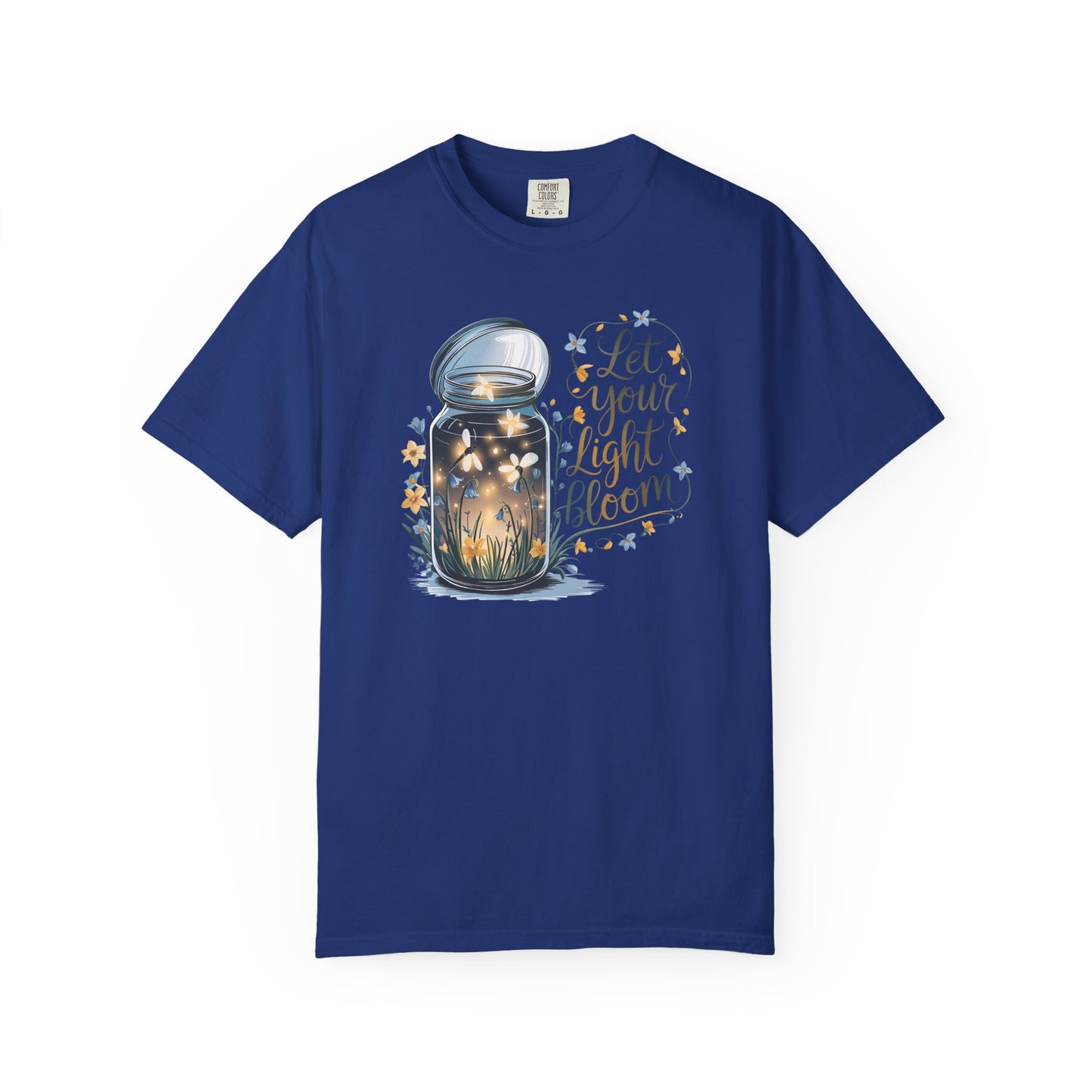 Let Your Light Bloom Comfort Colors Tee
