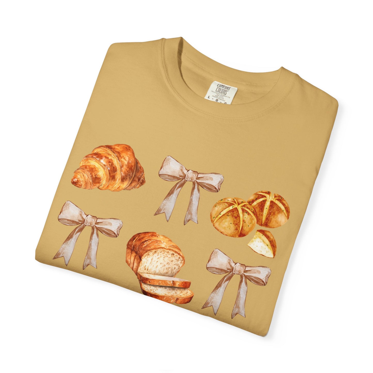 Sourdough Bow Grid Comfort Colors Tee