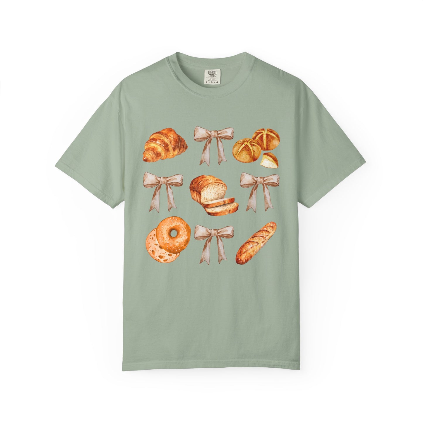 Sourdough Bow Grid Comfort Colors Tee