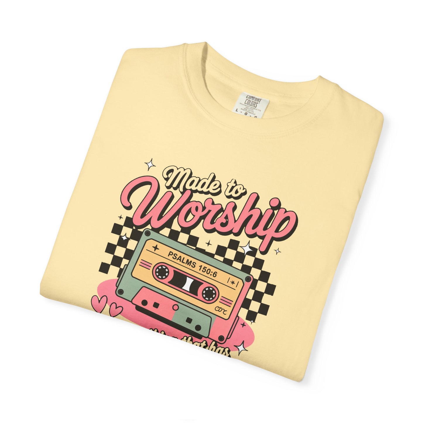 Made to Worship Retro Comfort Colors Tee