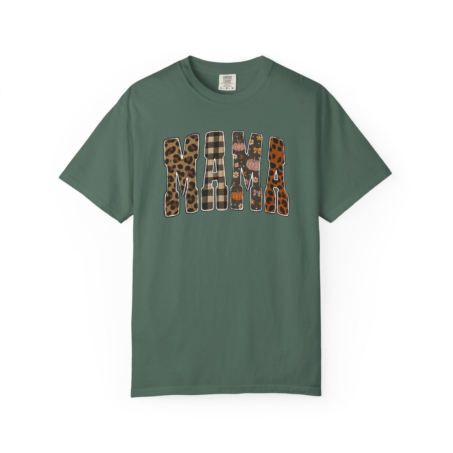 Mama Animal Print Fall Comfort Colors Tee
