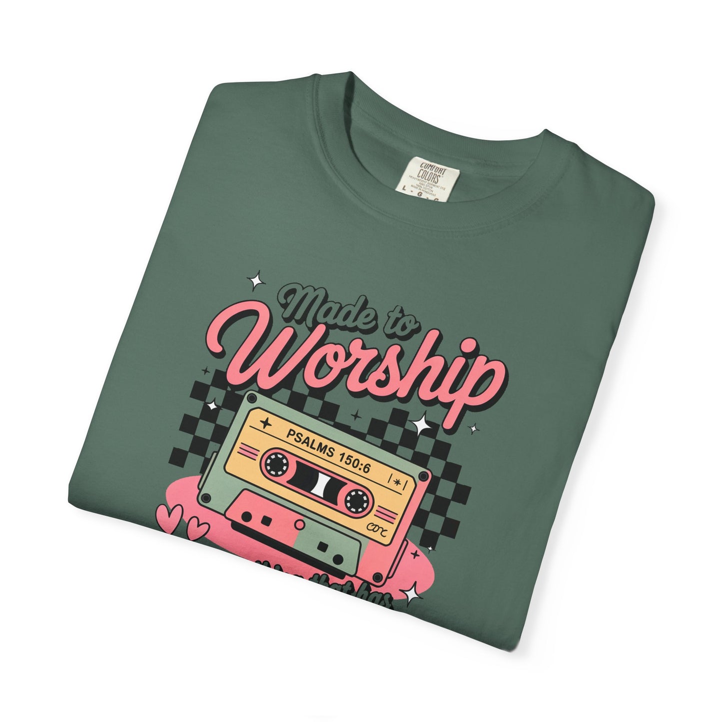 Made to Worship Retro Comfort Colors Tee