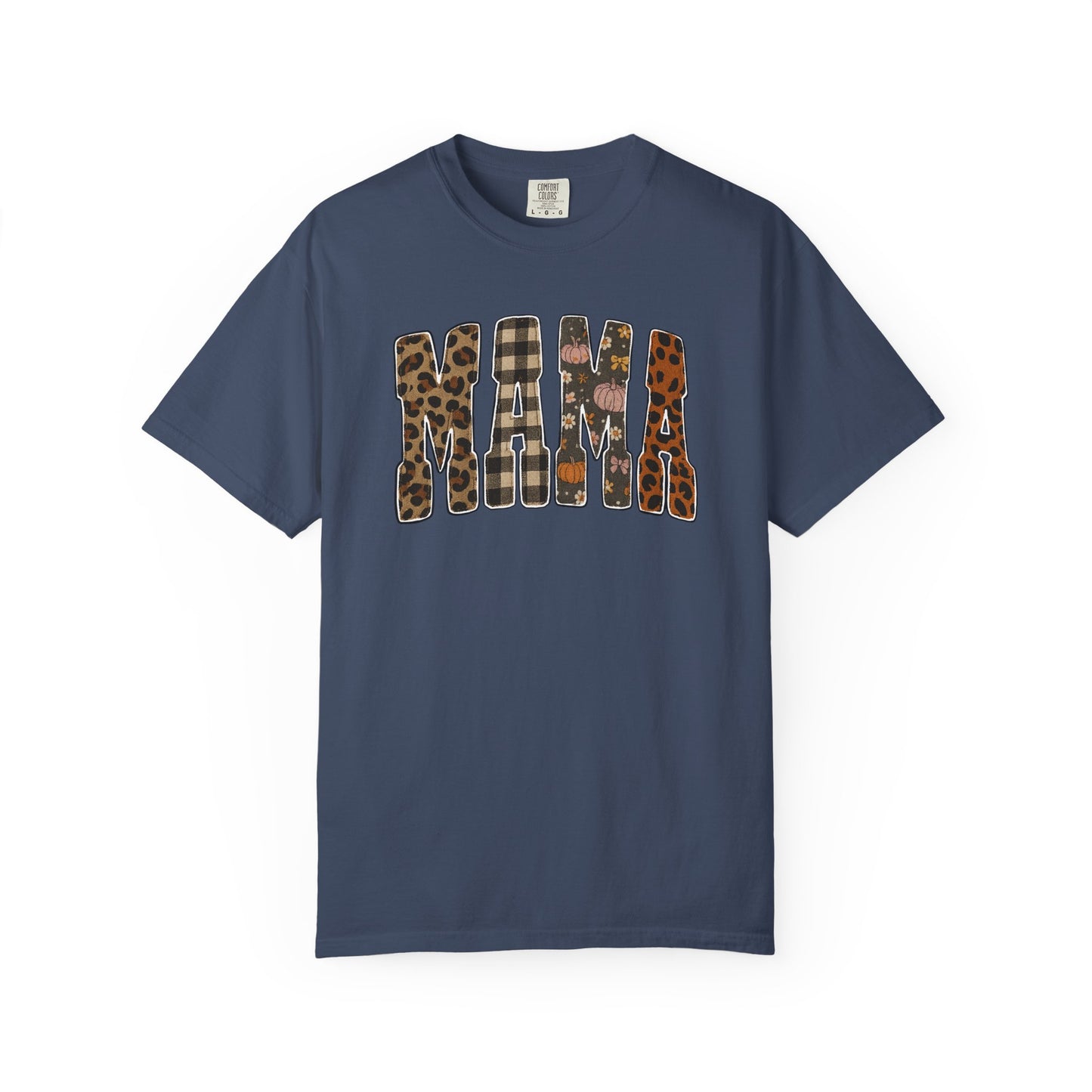 Mama Animal Print Fall Comfort Colors Tee