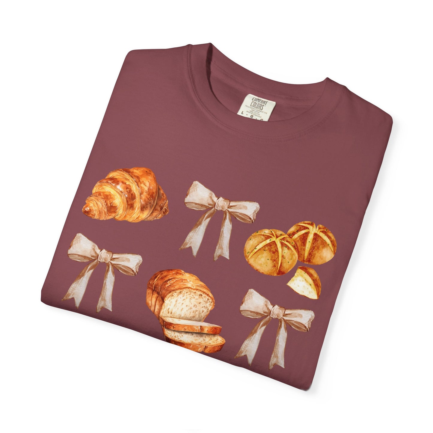Sourdough Bow Grid Comfort Colors Tee