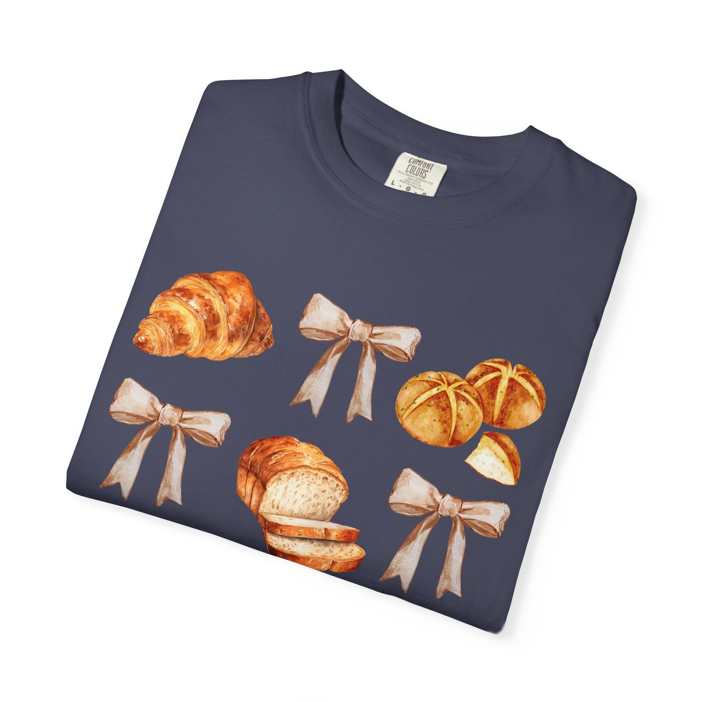 Sourdough Bow Grid Comfort Colors Tee