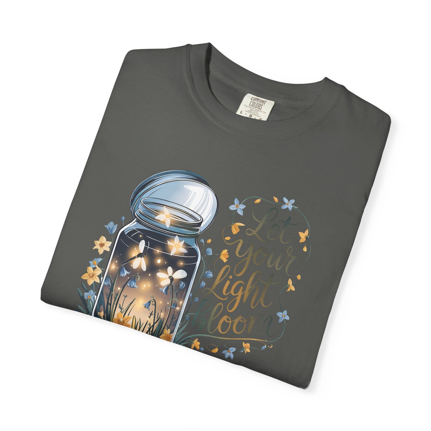 Let Your Light Bloom Comfort Colors Tee