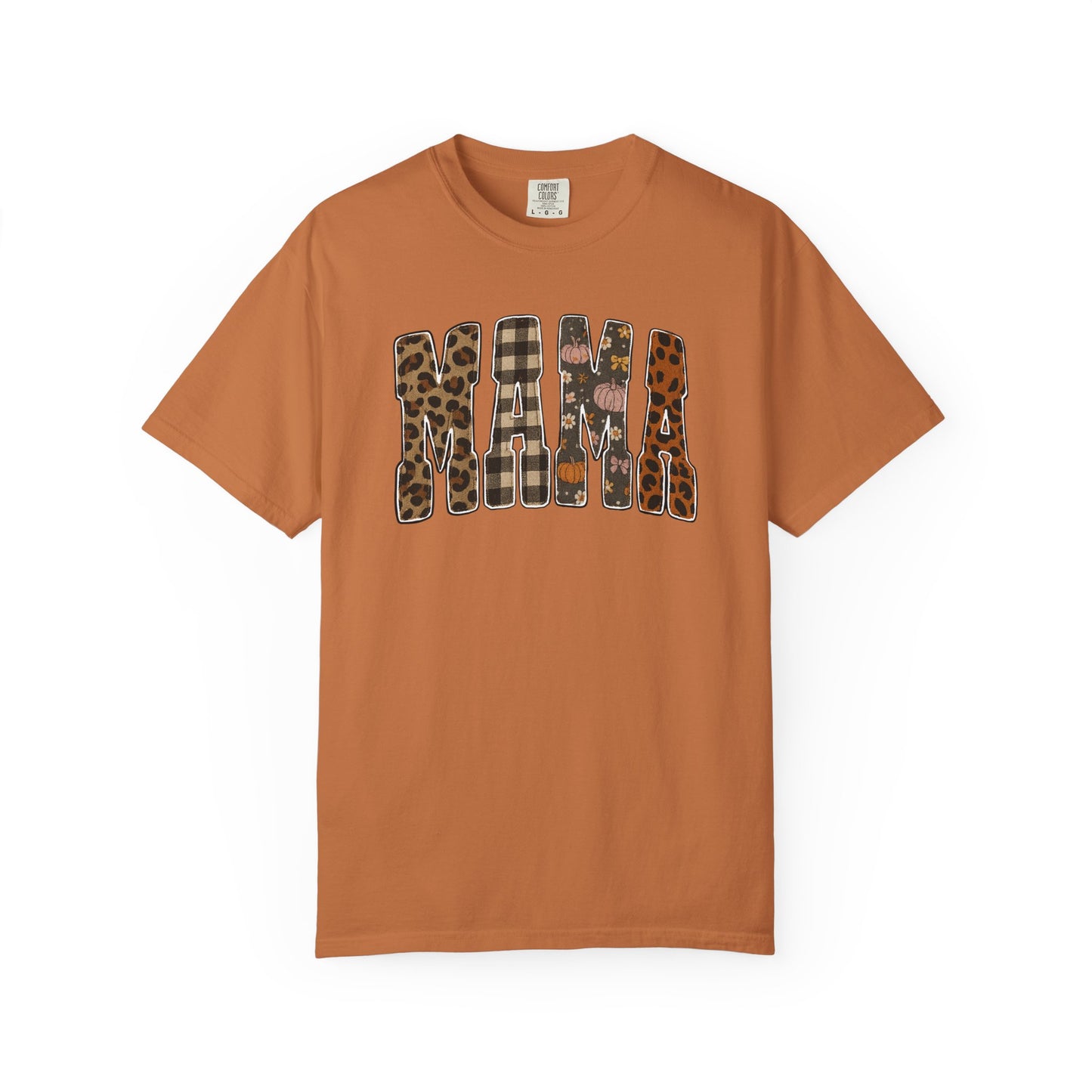Mama Animal Print Fall Comfort Colors Tee