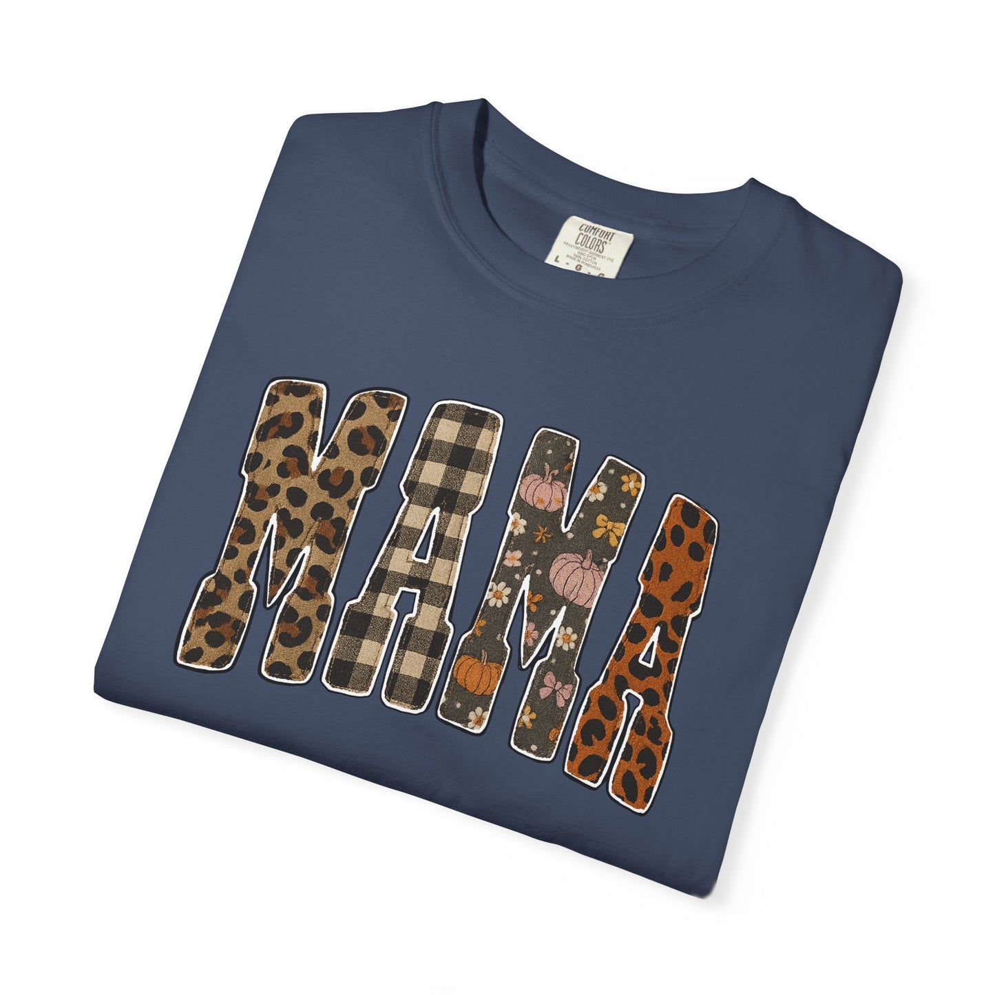 Mama Animal Print Fall Comfort Colors Tee