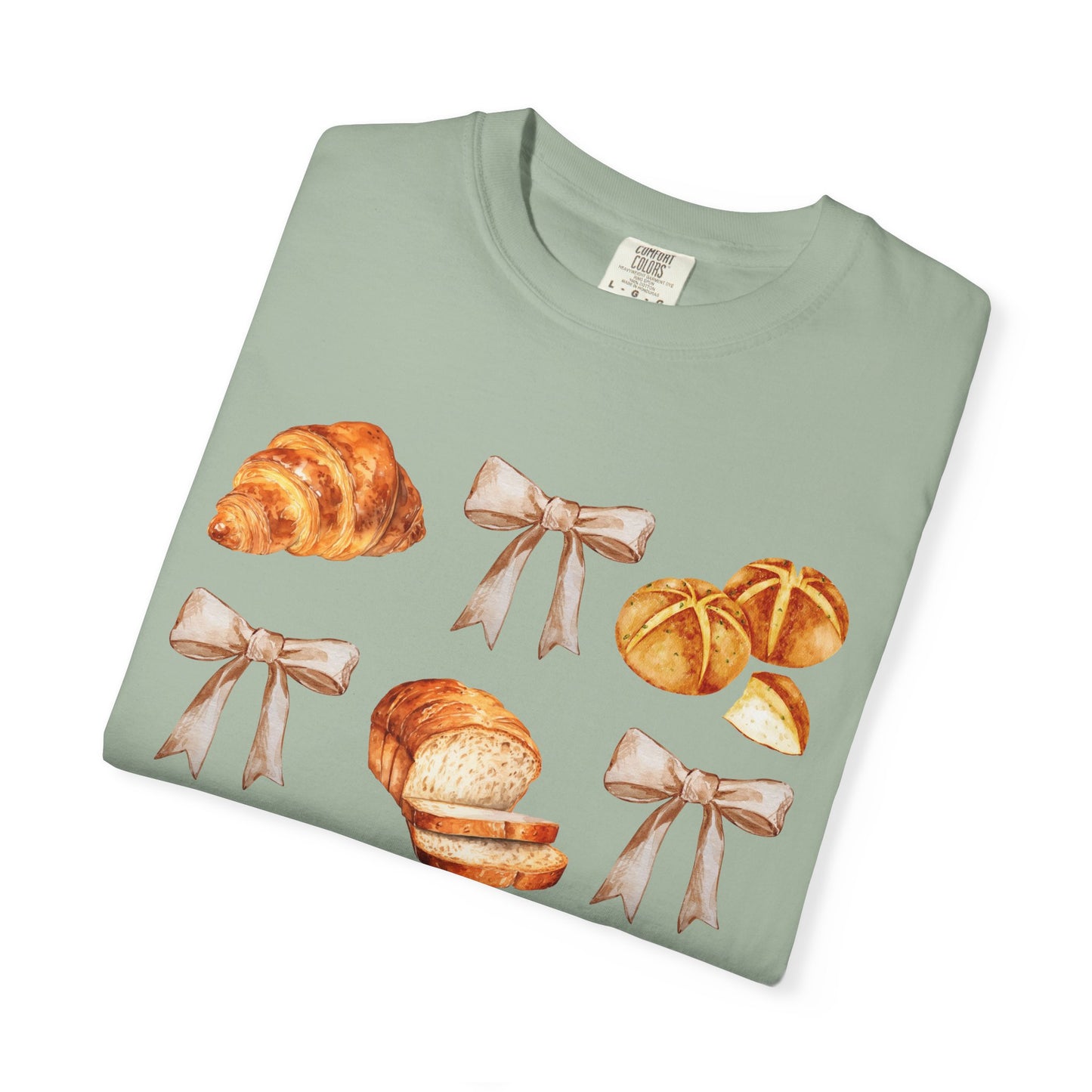 Sourdough Bow Grid Comfort Colors Tee