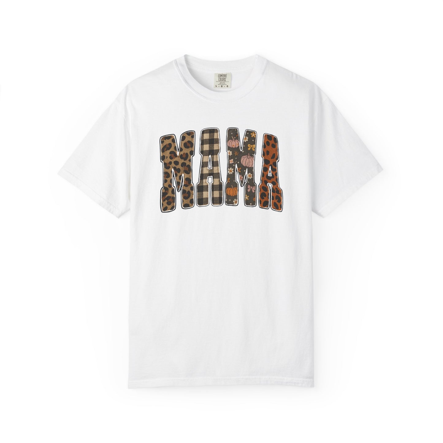 Mama Animal Print Fall Comfort Colors Tee