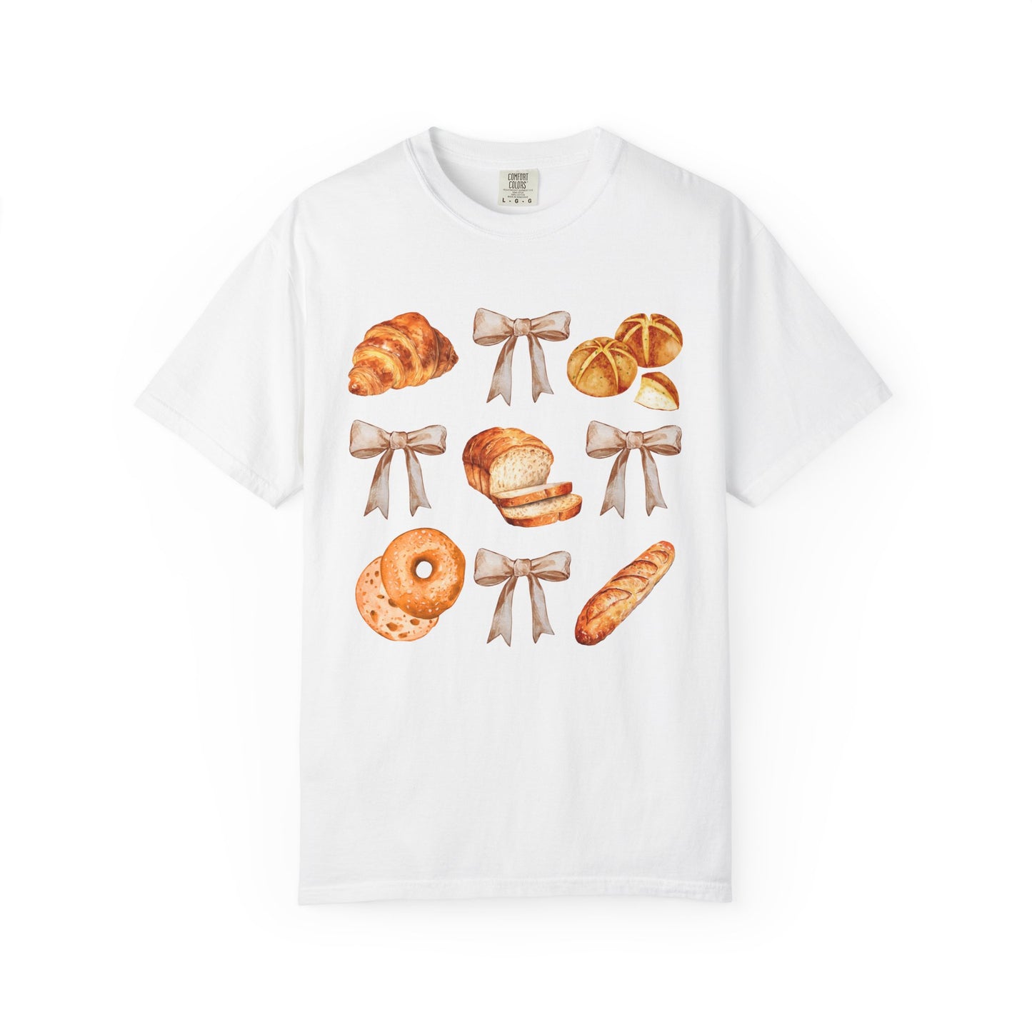 Sourdough Bow Grid Comfort Colors Tee