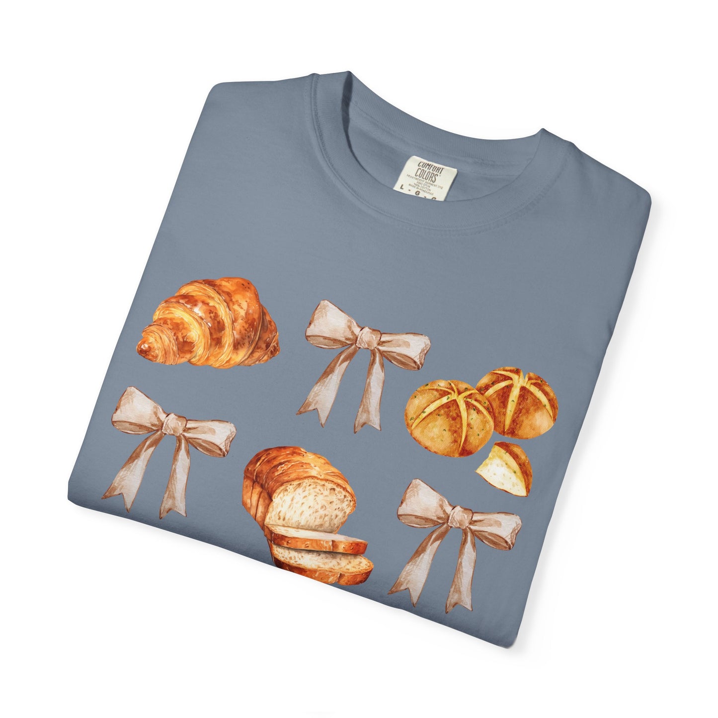Sourdough Bow Grid Comfort Colors Tee