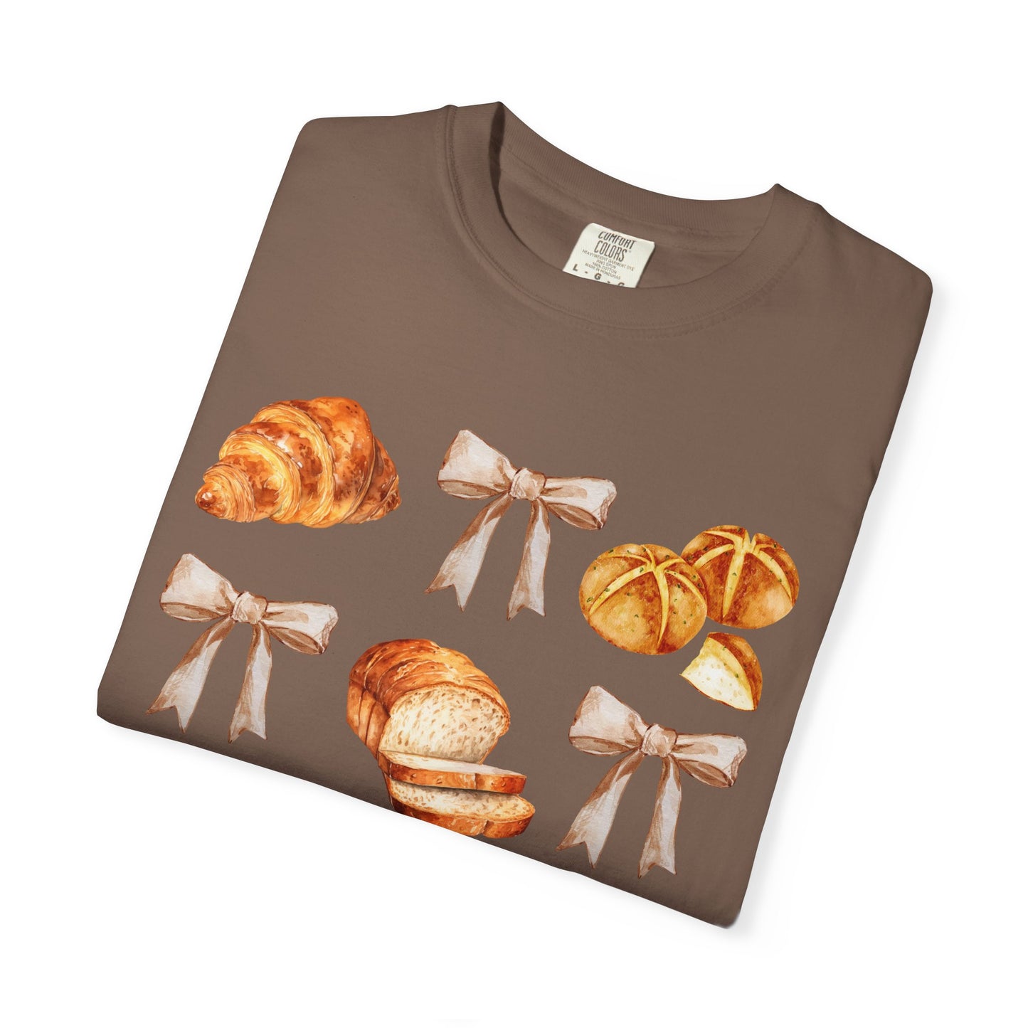Sourdough Bow Grid Comfort Colors Tee