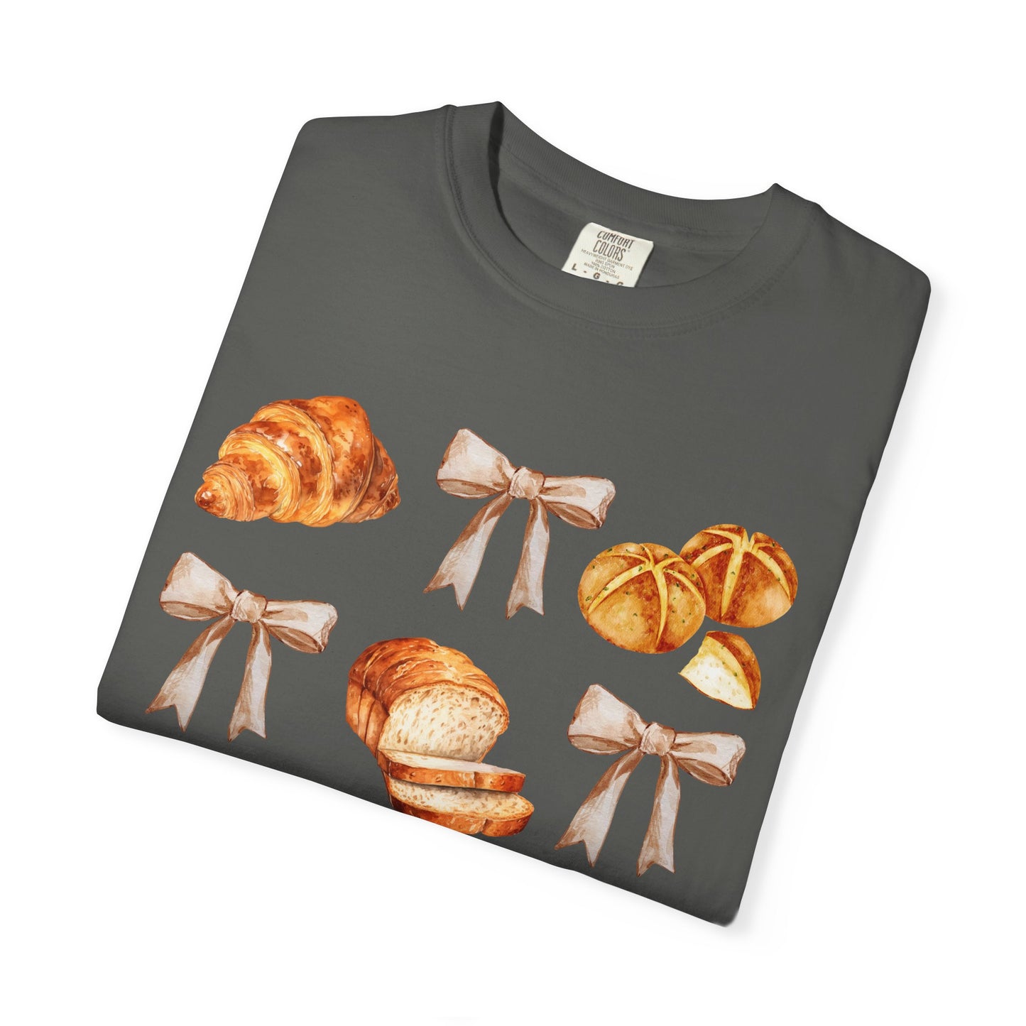 Sourdough Bow Grid Comfort Colors Tee