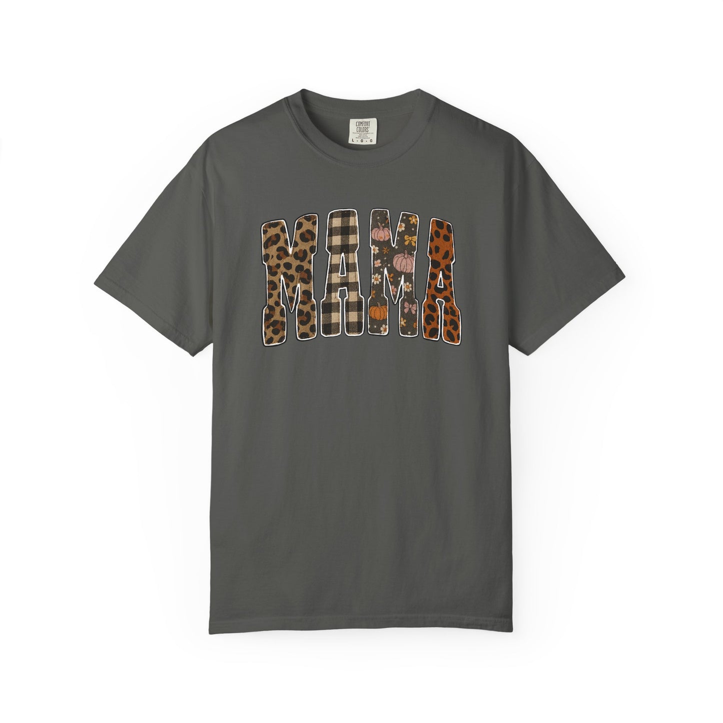 Mama Animal Print Fall Comfort Colors Tee