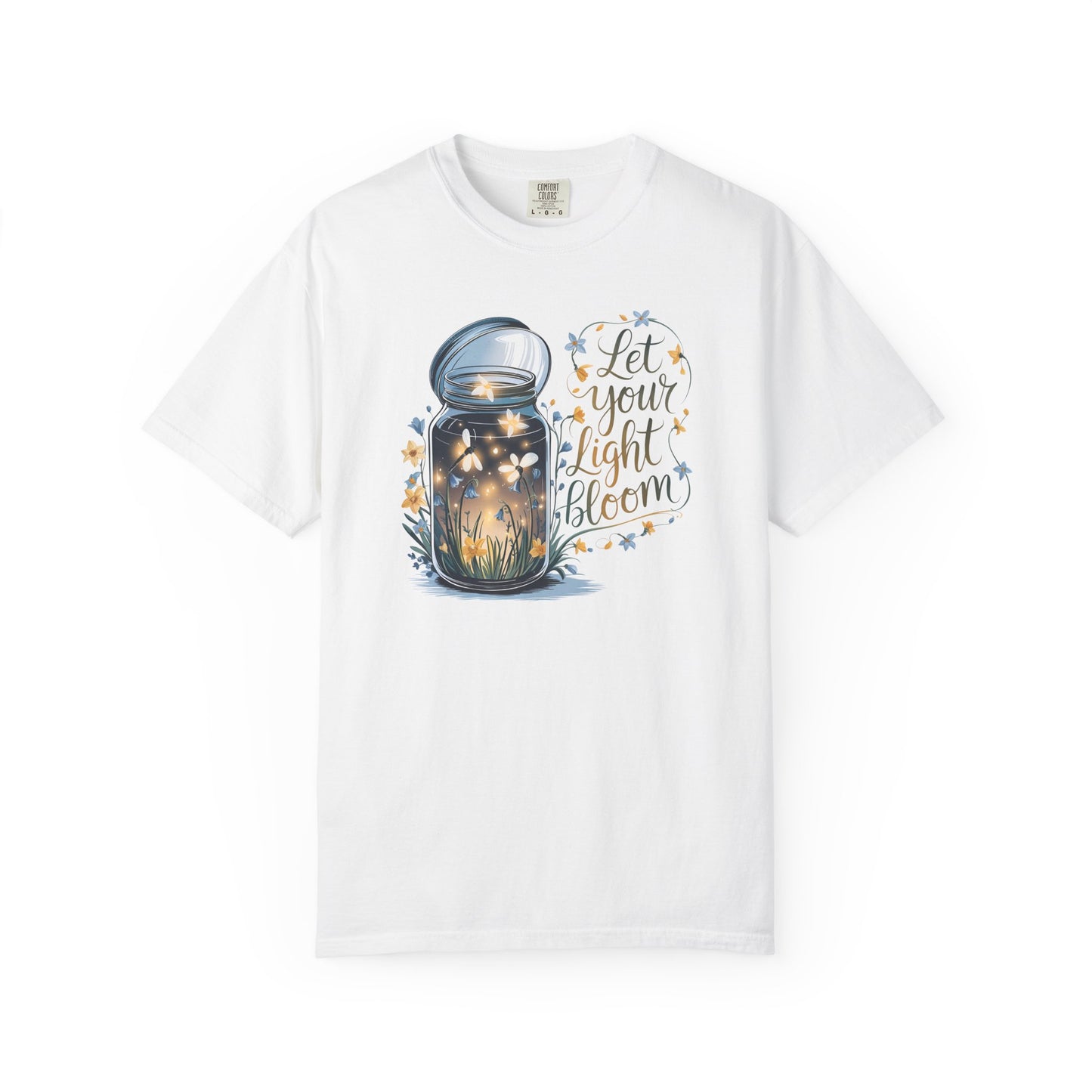 Let Your Light Bloom Comfort Colors Tee
