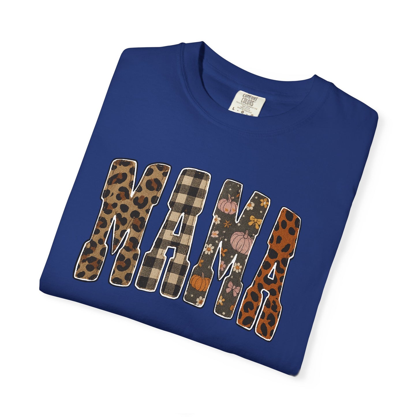 Mama Animal Print Fall Comfort Colors Tee