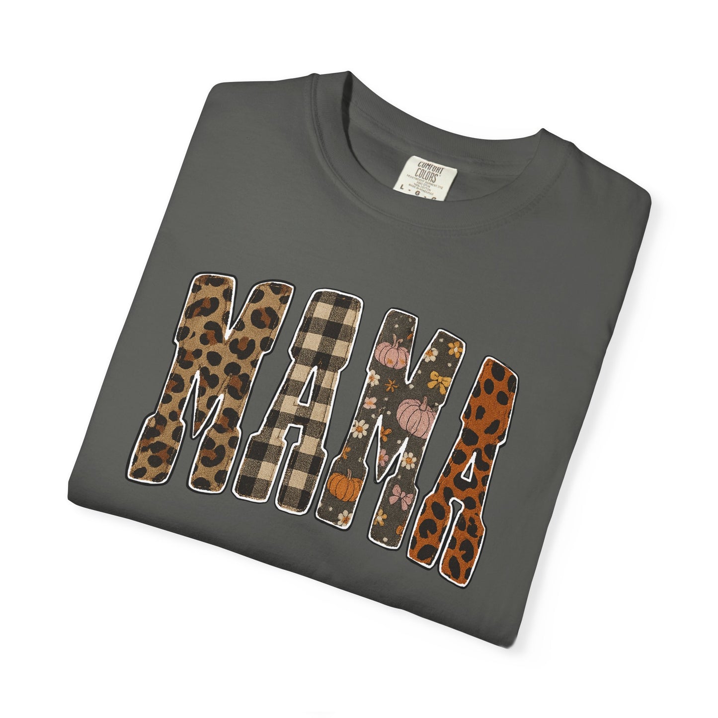 Mama Animal Print Fall Comfort Colors Tee