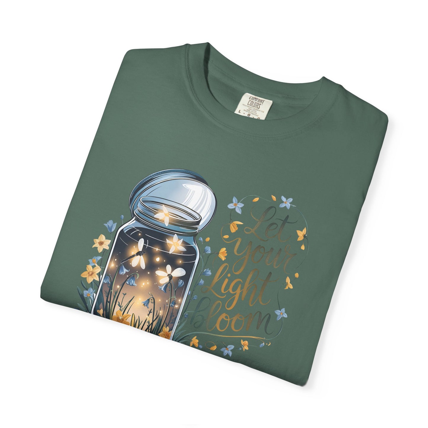 Let Your Light Bloom Comfort Colors Tee