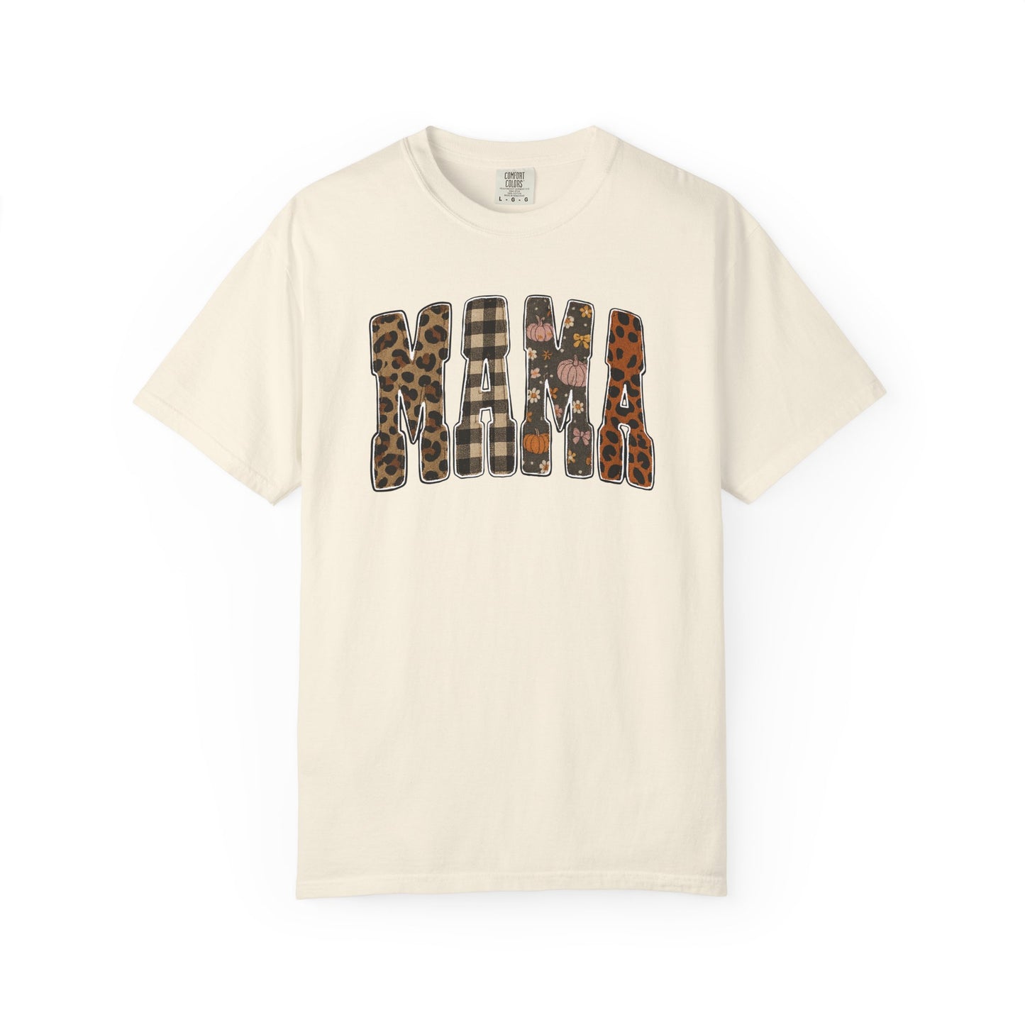 Mama Animal Print Fall Comfort Colors Tee