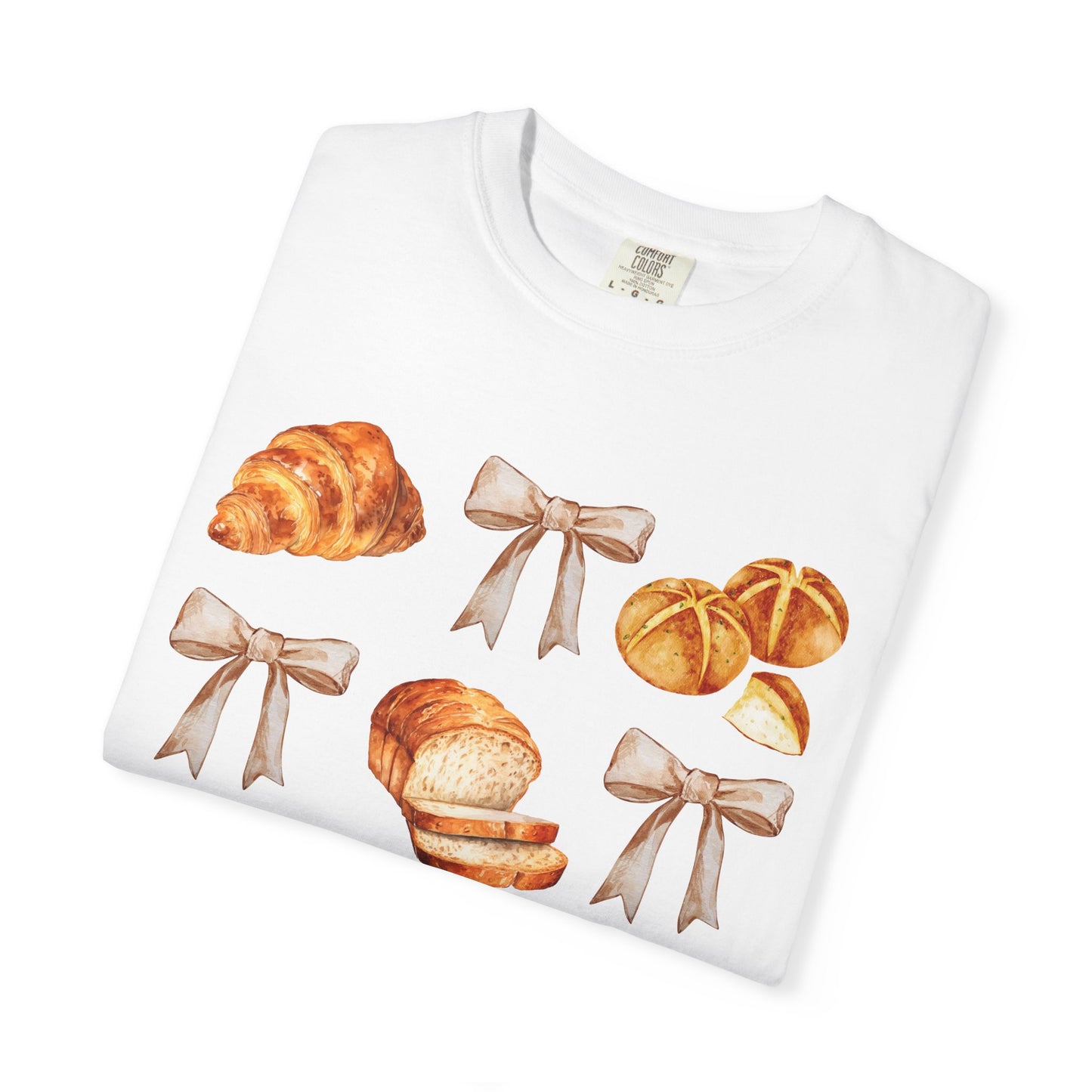 Sourdough Bow Grid Comfort Colors Tee