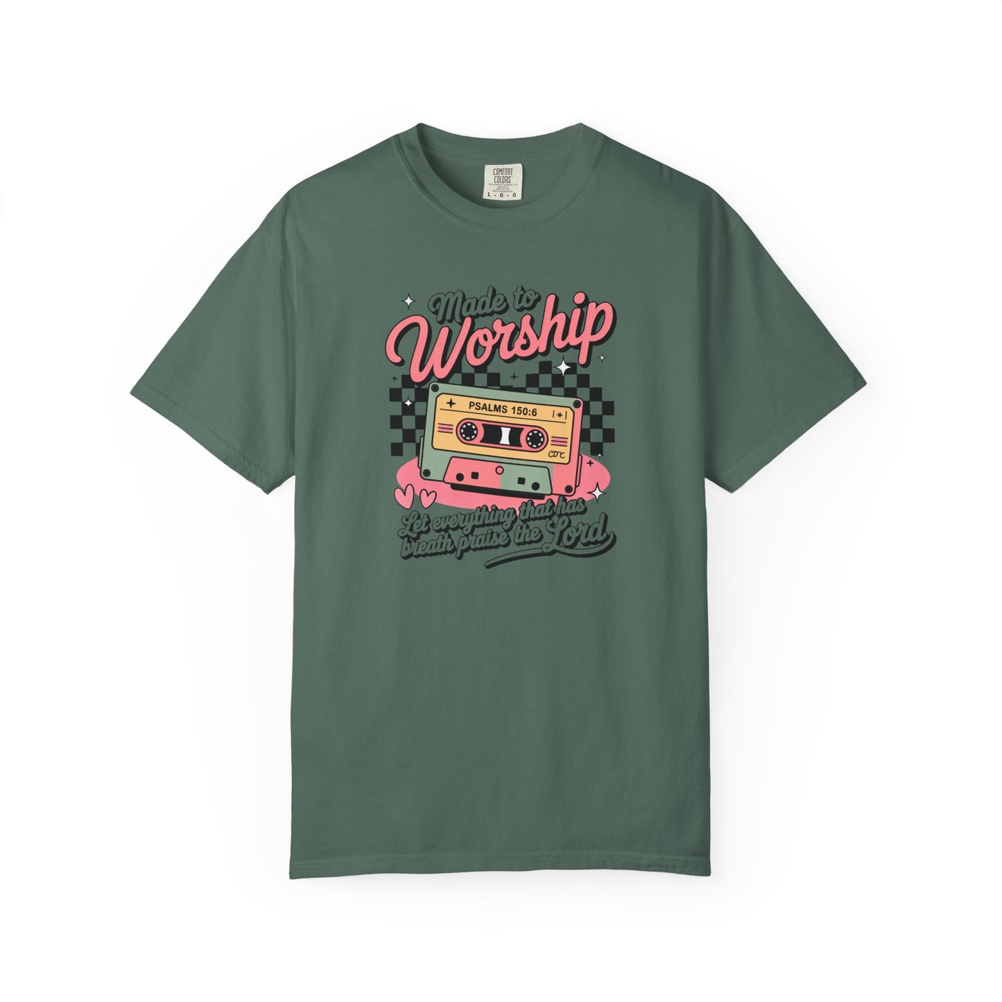 Made to Worship Retro Comfort Colors Tee