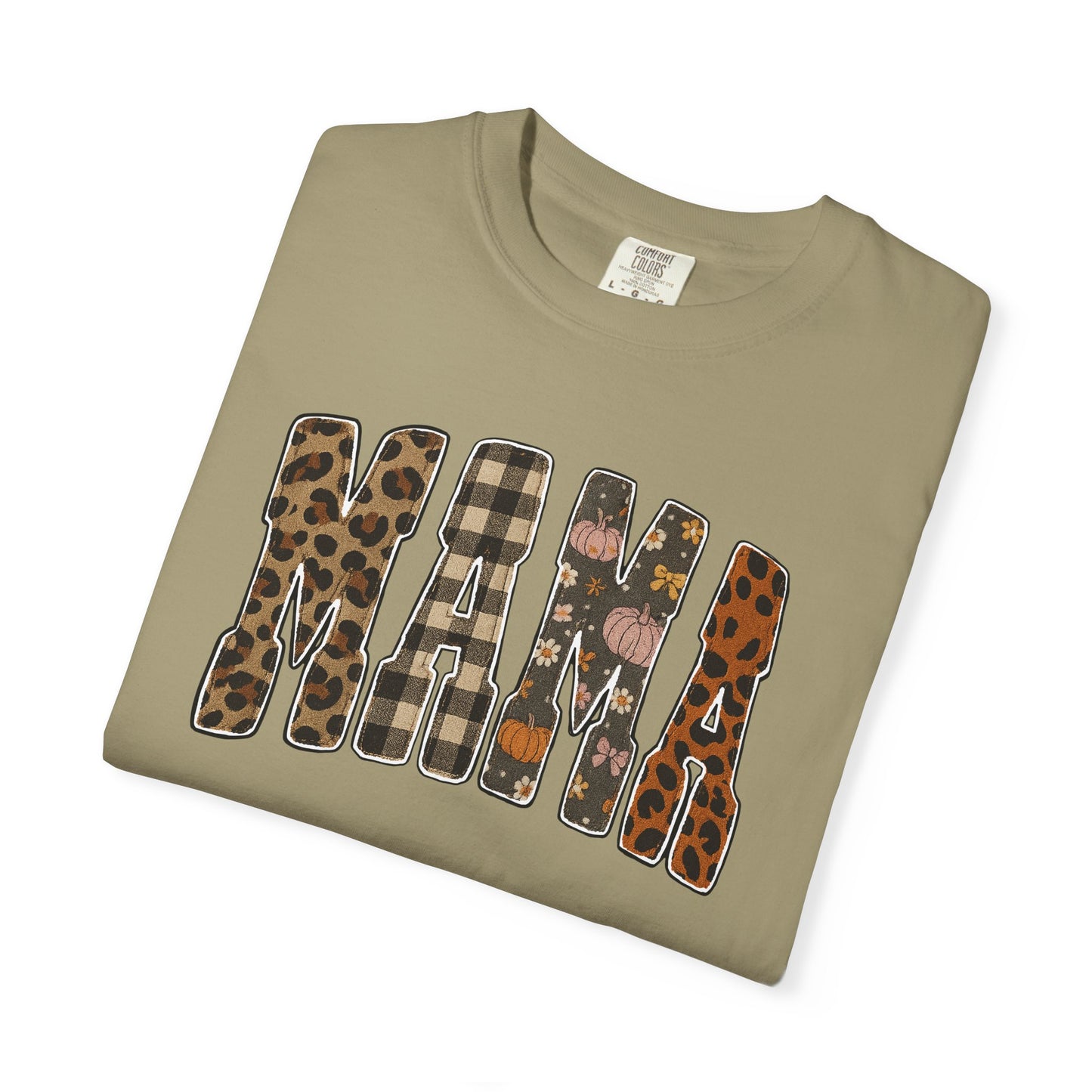 Mama Animal Print Fall Comfort Colors Tee