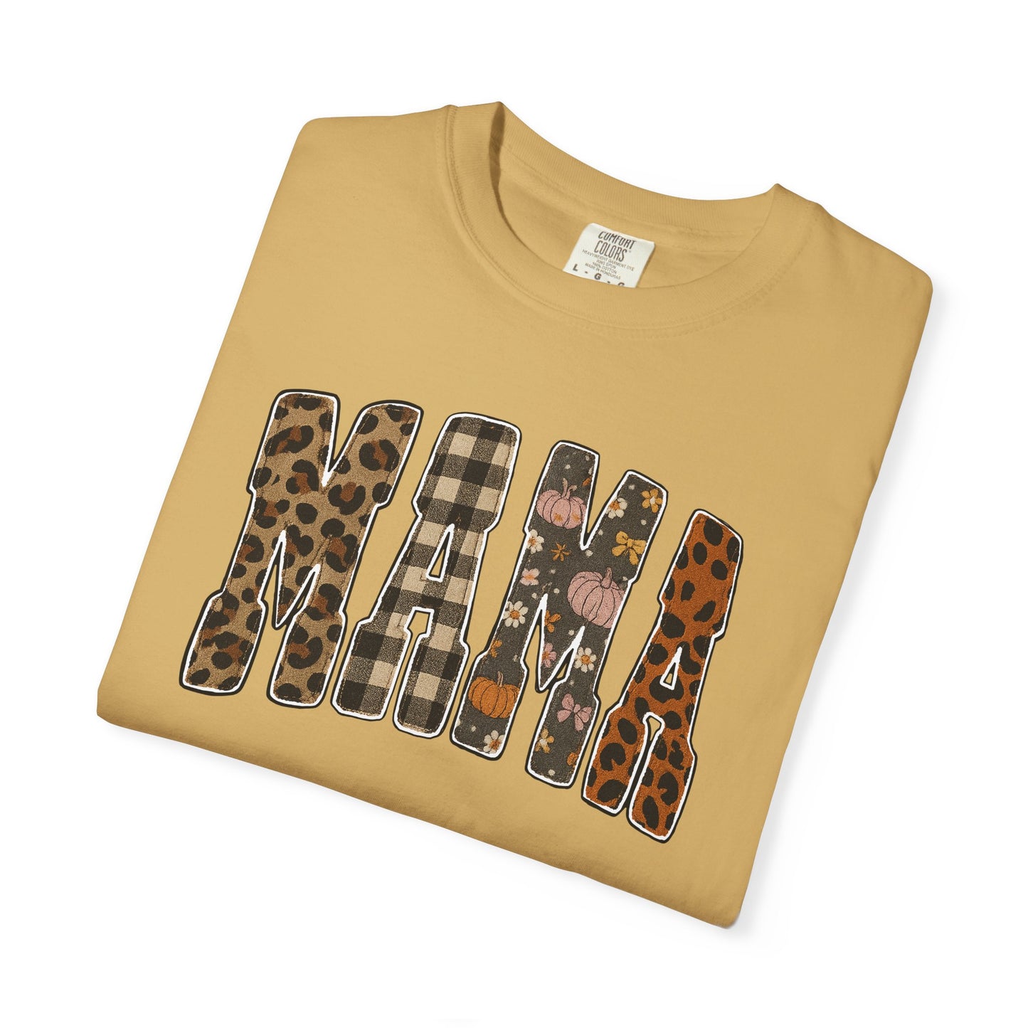 Mama Animal Print Fall Comfort Colors Tee