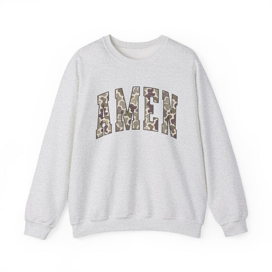 Camo Amen Gildan Sweatshirt
