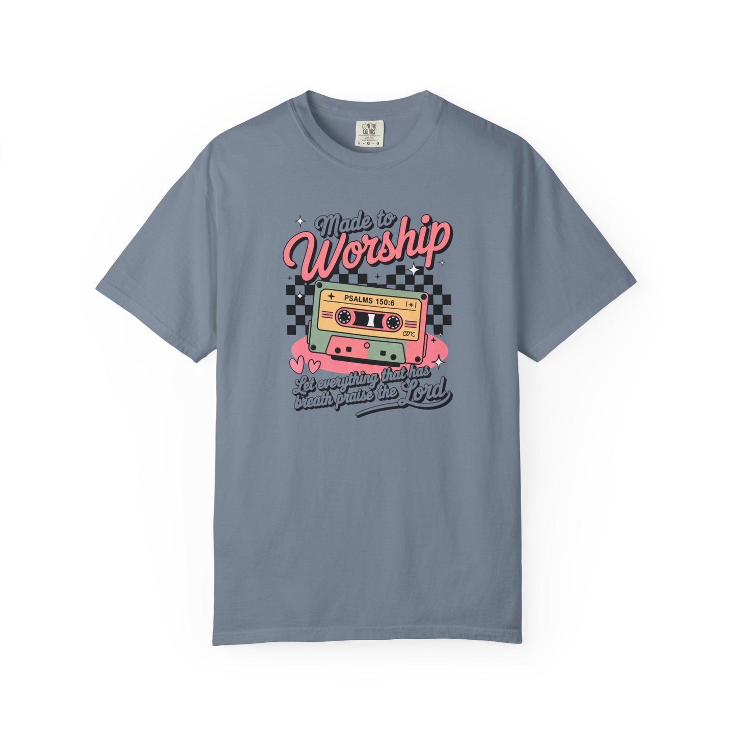 Made to Worship Retro Comfort Colors Tee