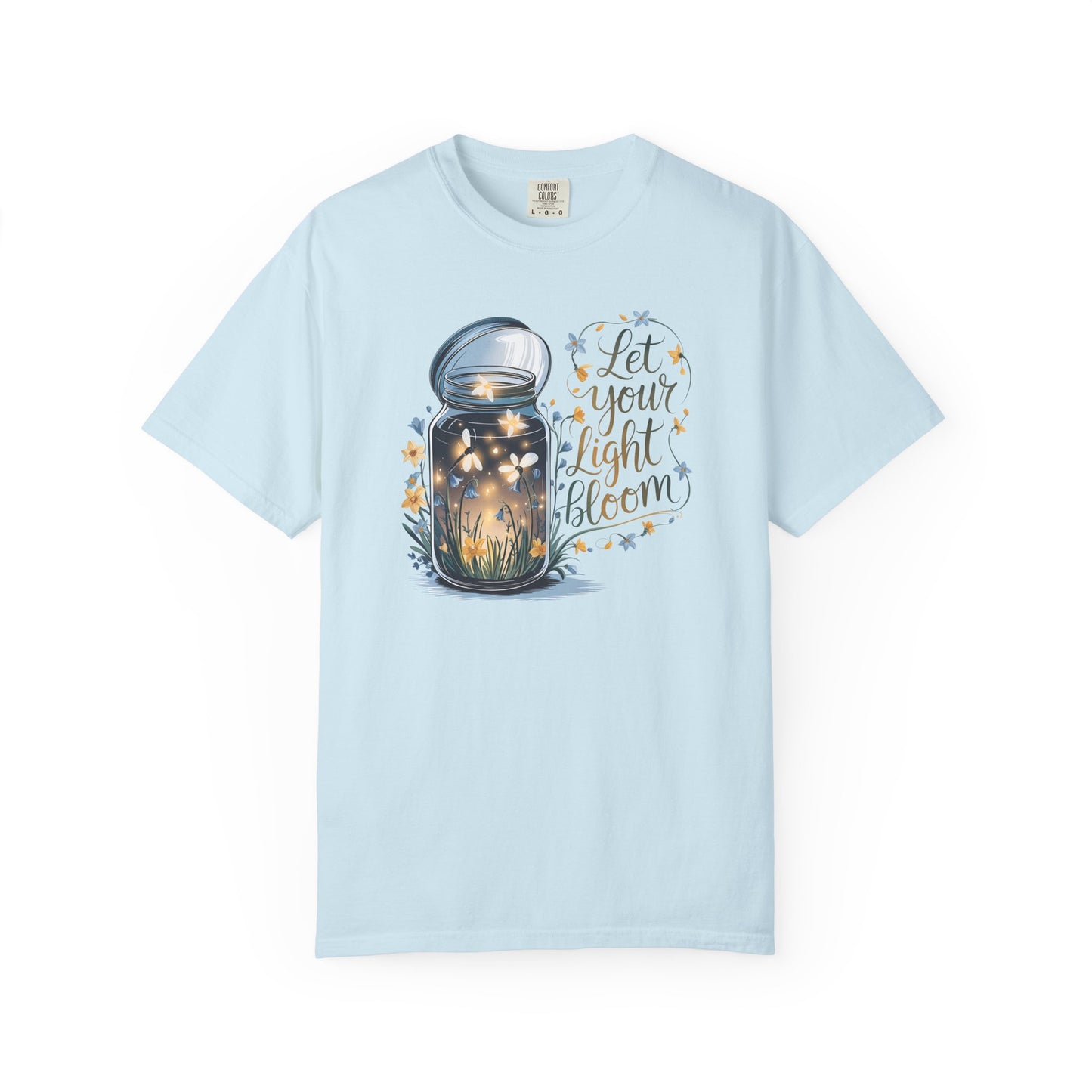 Let Your Light Bloom Comfort Colors Tee