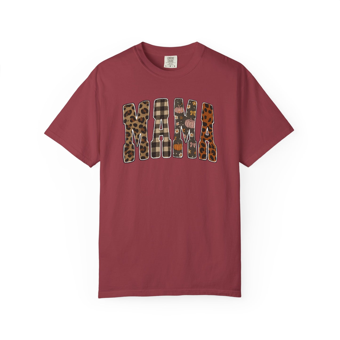 Mama Animal Print Fall Comfort Colors Tee