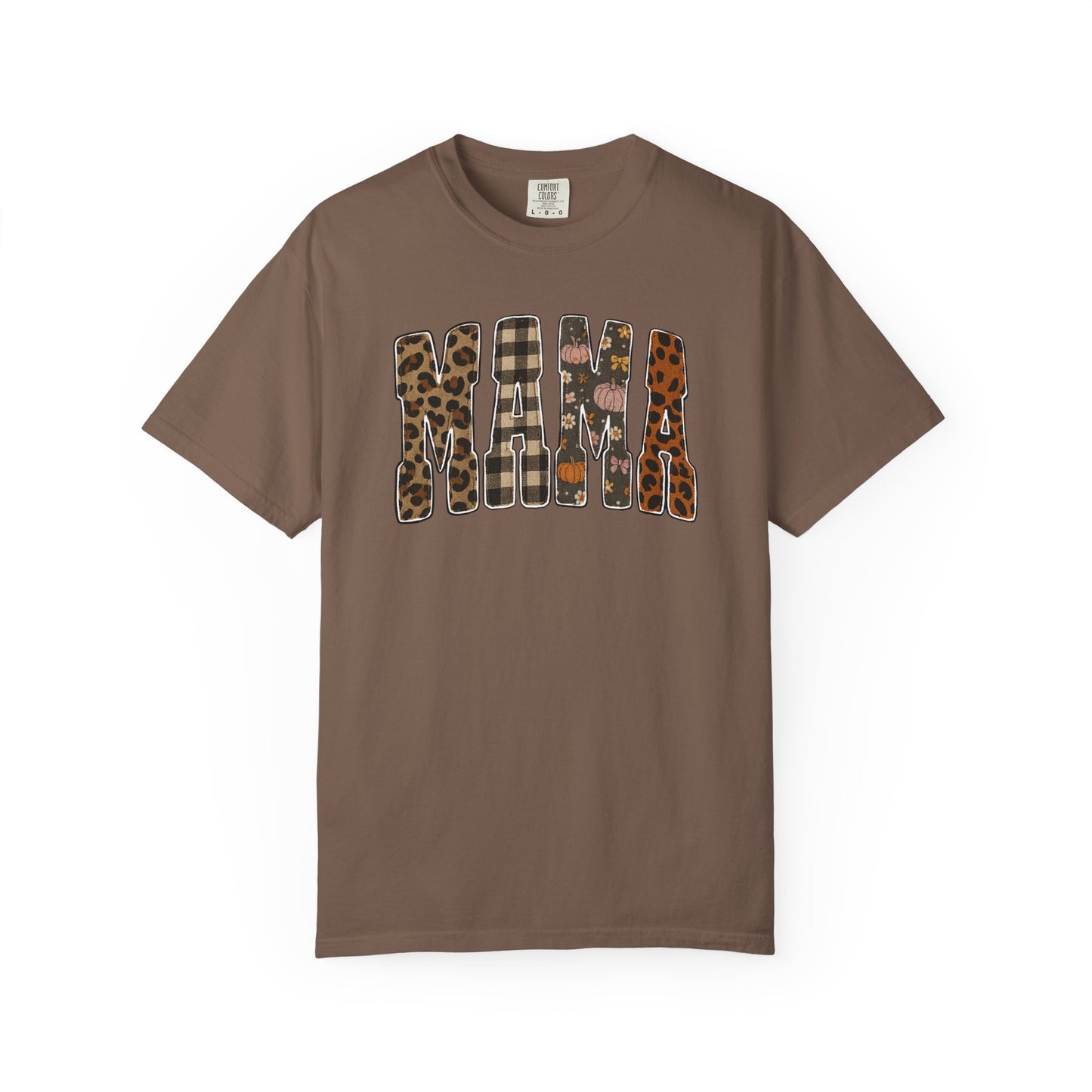 Mama Animal Print Fall Comfort Colors Tee