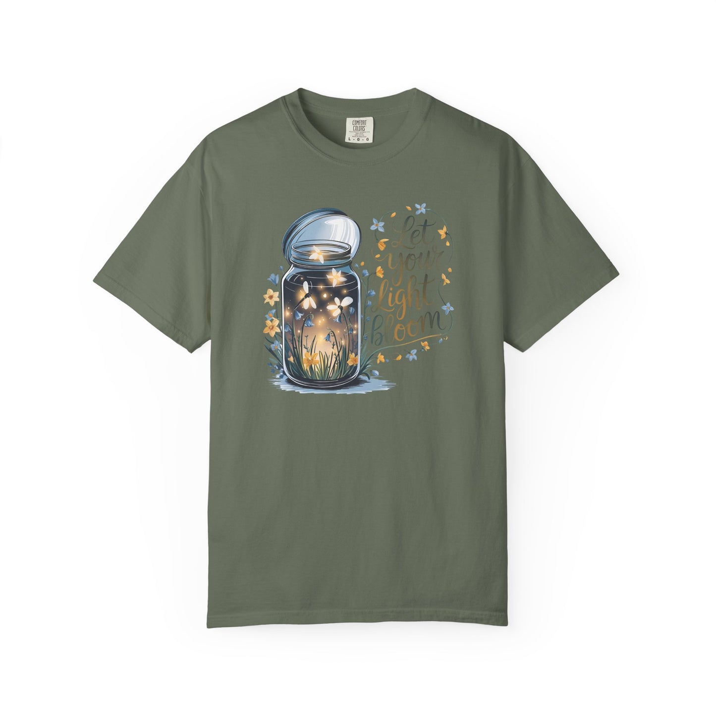 Let Your Light Bloom Comfort Colors Tee