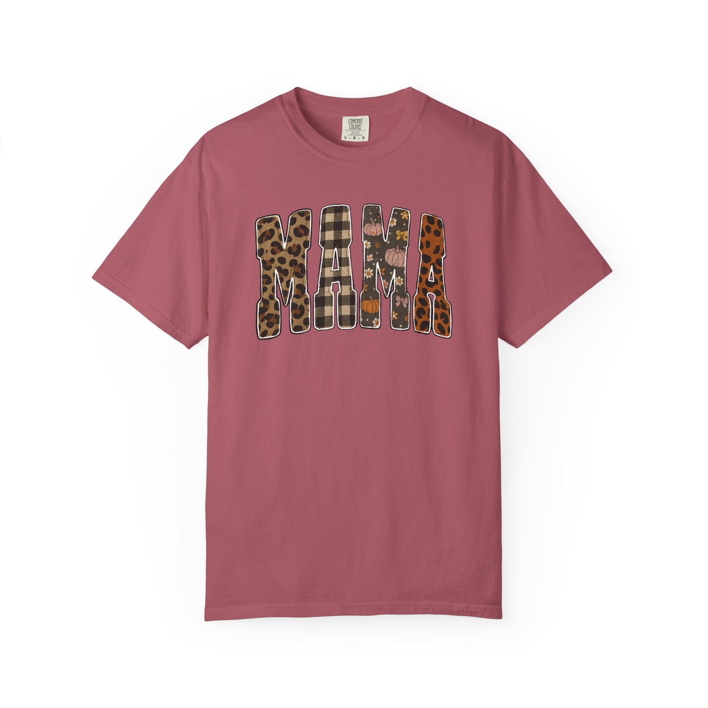 Mama Animal Print Fall Comfort Colors Tee