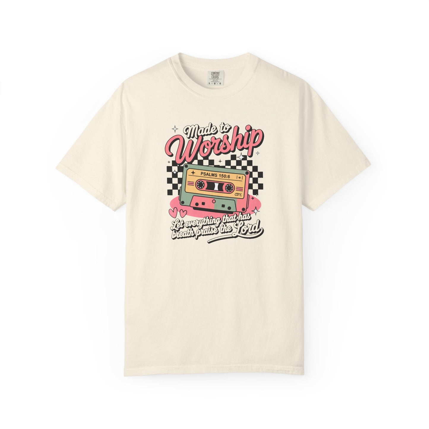 Made to Worship Retro Comfort Colors Tee