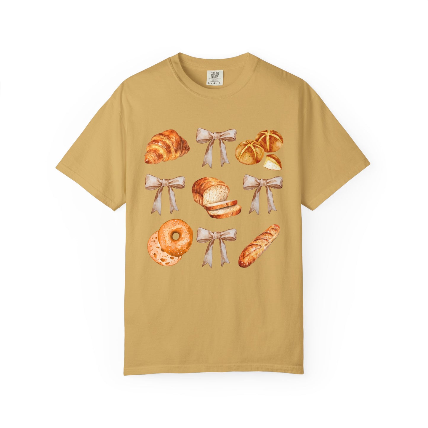 Sourdough Bow Grid Comfort Colors Tee