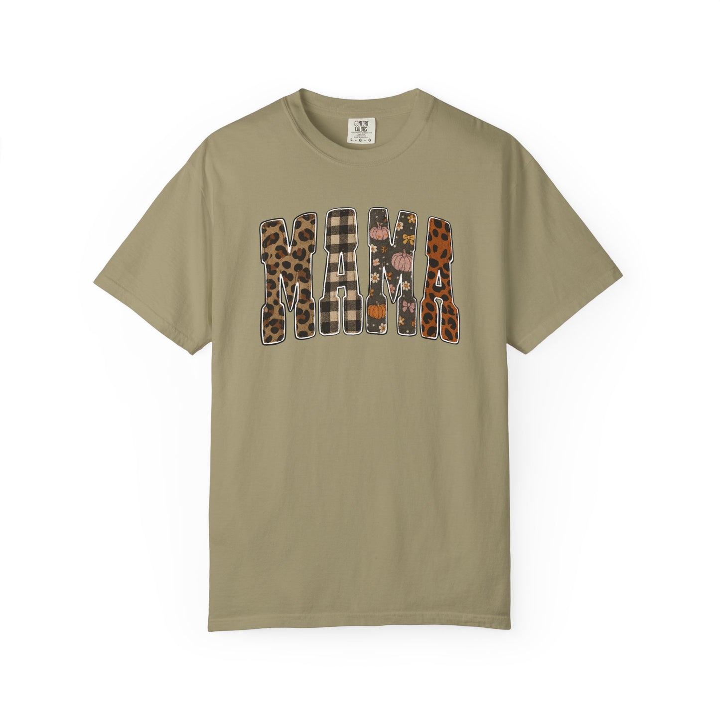 Mama Animal Print Fall Comfort Colors Tee